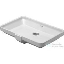   Duravit 2nd floor 52,5x35 alulról beépíthető mosdó Wondergliss bevonattal,03165300001