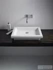 Duravit 2ND FLOOR 58x41,5 ráültethető mosdó csaplyuk nélkül,Wondergliss bevonattal,03175800001