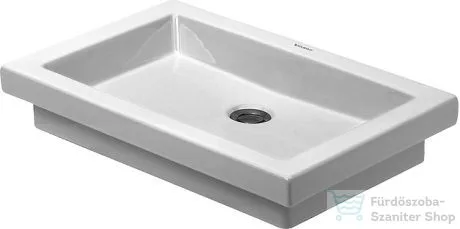 Duravit 2nd floor 58x41,5 felülről beépíthető mosdó 0317580029 ( 031758 )