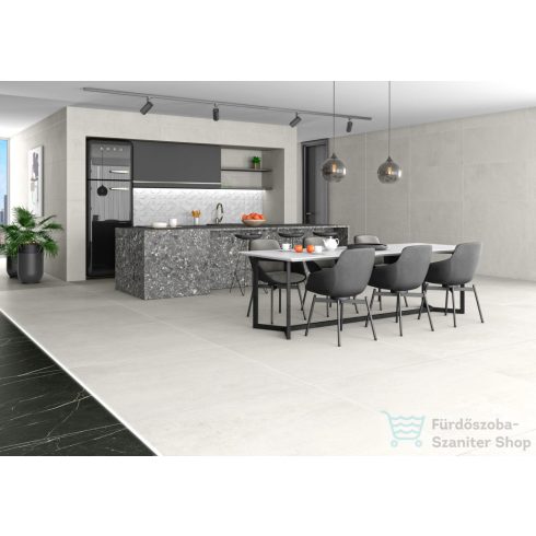 TAU Bianchi Creazzo Shiny RLV dekorcsempe 30x90 fali csempe