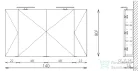 TBoss Mirror Box Recta 140 tükrös szekrény LED világítással 0322316100172402000