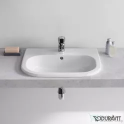   Duravit D-Code 54x43 cm beépíthető mosdó 0337540000 ( 033754 )