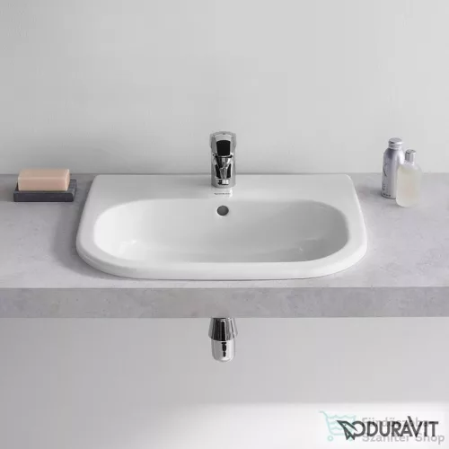 Duravit D-Code 54x43 cm beépíthető mosdó 0337540000 ( 033754 )