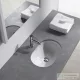 Duravit D-Code 49x29 cm-es alulról beépíthető mosdó 0338490000 ( 033849 )