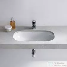 Duravit D-Code 49x29 cm-es alulról beépíthető mosdó 0338490000 ( 033849 )