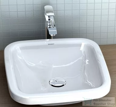 Duravit DURASTYLE 43x43 cm-es ráültethető mosdó Wondergliss bevonattal 03494300001