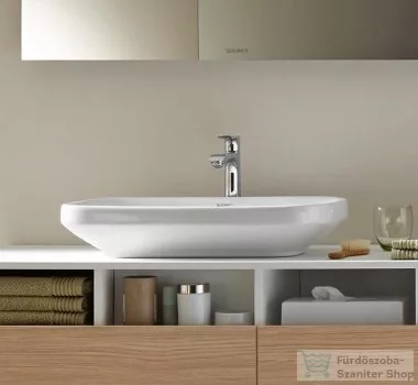 Duravit DURASTYLE 60x38 cm-es ráültethető mosdó Wondergliss bevonattal,03496000001