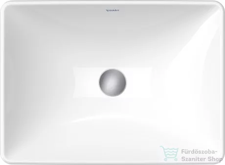 Duravit D-NEO 600x440 mm csaplyuk és túlfolyó nélküli beépíthető mosdó, fehér 0358600079