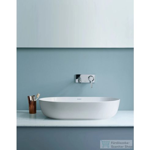 Duravit LUV 500x350 mm-es ráültethető mosdó Wondergliss bevonattal,fehér 03795000001