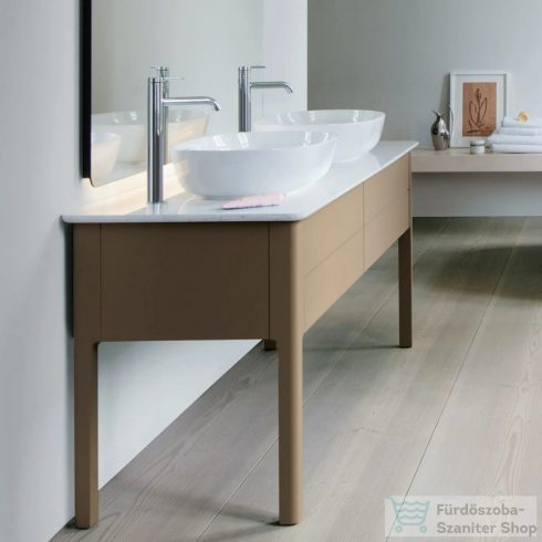 Duravit LUV 500x350 mm-es ráültethető mosdó Wondergliss bevonattal,fehér 03795000001