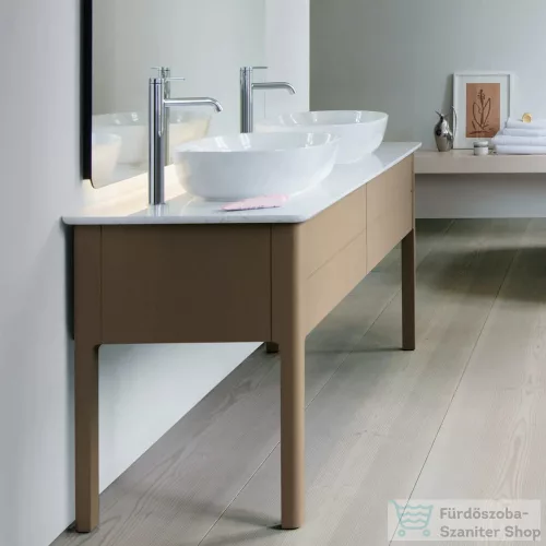 Duravit LUV 500x350 mm-es ráültethető mosdó Wondergliss bevonattal,fehér 03795000001