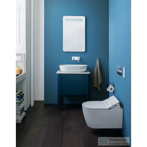 Duravit LUV 500x350 mm-es ráültethető mosdó Wondergliss bevonattal,fehér 03795000001