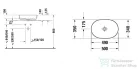 Duravit LUV 500x350 mm-es ráültethető mosdó,fehér 0379500000