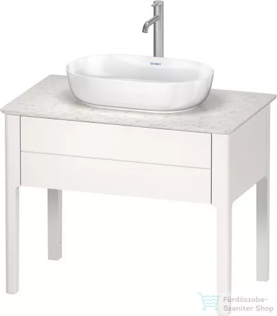 Duravit LUV 600x400 mm-es ráültethető mosdó Wondergliss bevonattal,fehér 03796000001