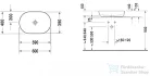 Duravit LUV 600x400 mm-es ráültethető mosdó,fehér 0379600000