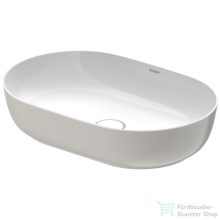   Duravit LUV 600x400 mm-es ráültethető mosdó,fehér/ szatén szürke matt 0379602300