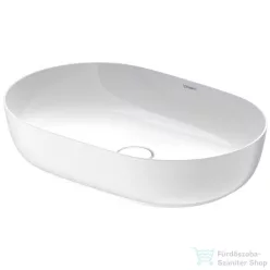   Duravit LUV 600x400 mm-es ráültethető mosdó Wondergliss bevonattal,fehér/ szatén fehér matt 03796026001