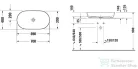 Duravit LUV 700x400 mm-es ráültethető mosdó Wondergliss bevonattal,fehér 03797000001