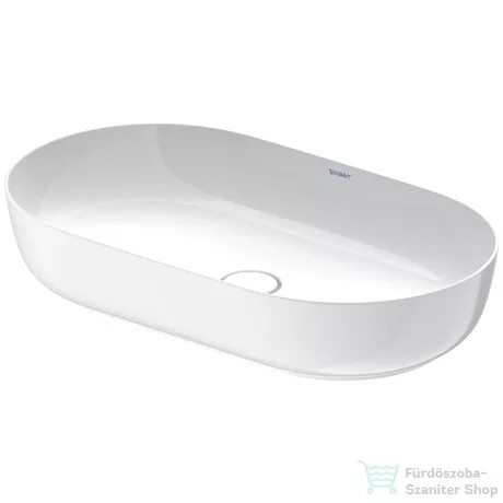 Duravit LUV 700x400 mm-es ráültethető mosdó Wondergliss bevonattal,fehér 03797000001