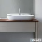 Duravit LUV 700x400 mm-es ráültethető mosdó,fehér 0379700000