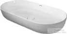Duravit LUV 800x400 mm-es ráültethető mosdó Wondergliss bevonattal,fehér 03798000001