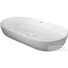   Duravit LUV 800x400 mm-es ráültethető mosdó Wondergliss bevonattal,fehér 03798000001