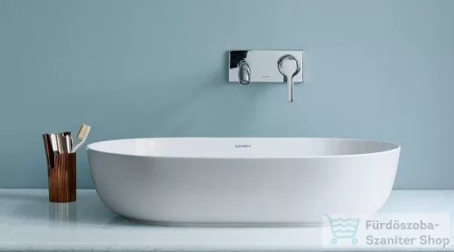 Duravit LUV 800x400 mm-es ráültethető mosdó Wondergliss bevonattal,fehér 03798000001