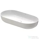 Duravit LUV 800x400 mm-es ráültethető mosdó,fehér/szatén szürke matt  0379802300
