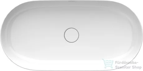 Duravit LUV 800x400 mm-es ráültethető mosdó,fehér/szatén szürke matt  0379802300