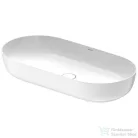 Duravit LUV 800x400 mm-es ráültethető mosdó Wondergliss bevonattal,fehér/szatén fehér matt, 03798026001