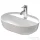 Duravit LUV 500x350 mm-es ráültethető mosdó,fehér/szatén szürke matt 0380502300