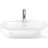 Duravit LUV 600x400 mm-es ráültethető mosdó,fehér 0380600000