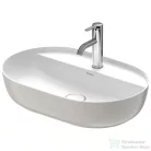 Duravit LUV 600x400 mm-es ráültethető mosdó,fehér/szatén szürke matt 0380602300