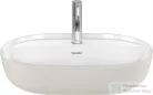 Duravit LUV 600x400 mm-es ráültethető mosdó,fehér/szatén szürke matt 0380602300