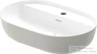 Duravit LUV 600x400 mm-es ráültethető mosdó,fehér/szatén szürke matt 0380602300