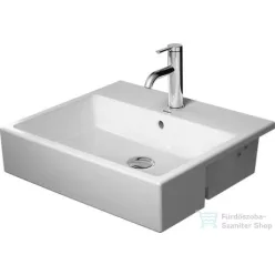   Duravit VERO AIR 550x470 mm-es félig beépíthető mosdó Wondergliss bevonattal, 03825500001