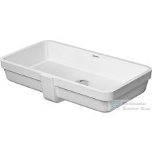   Duravit VERO AIR 63,5x34,5 cm-es alulról beépíthető mosdó Wondergliss bevonattal,03846000001