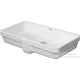 Duravit VERO AIR 63,5x34,5 cm-es alulról beépíthető mosdó Wondergliss bevonattal,03846000001