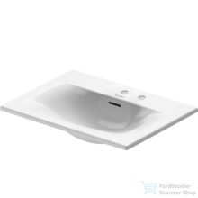   Duravit Viu 60x45 cm beépíthető mosdó 2 csaplyukkal, 0385600058