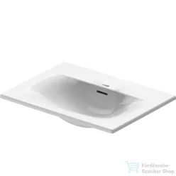   Duravit Viu 60x45 cm beépíthető mosdó csaplyuk nélkül,Wondergliss bevonattal 03856000601