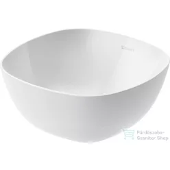   Duravit AURENA 34x34 cm-es pultra ültethető mosdó kerámia lefolyószelep takaróval, Hygieneglaze Plus felülettel, fehér 039635AA79