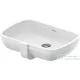 Duravit QATEGO 48x37 cm-es, alulról beépíthető csaplyuk nélküli mosdó, fehér 0398480028