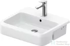 Duravit QATEGO 55x47 cm-es, félig beépíthető mosdó, fehér 0399550000