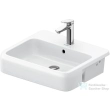   Duravit QATEGO 55x47 cm-es, félig beépíthető mosdó, fehér 0399550000