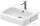 Duravit QATEGO 55x47 cm-es, félig beépíthető mosdó, fehér 0399550000