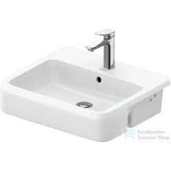   Duravit QATEGO 55x47 cm-es, félig beépíthető mosdó HygieneGlaze felülettel, fehér 0399552000