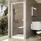 Ravak PIVOT PDOP1-80 80 cm-es nyílóajtó,Fehér/Fehér+Transparent 03G40101Z1