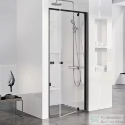  Ravak PIVOT PDOP1-80 80 cm-es nyílóajtó,Fekete+Transparent 03G40300Z1