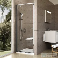   Ravak PIVOT PDOP1-80 80 cm-es nyílóajtó,Króm+Transparent 03G40C00Z1