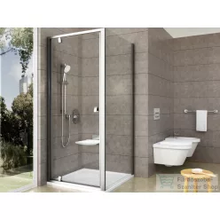  Ravak PIVOT PDOP1+PPS 90x90 cm-es nyílóajtós zuhanykabin fix oldalfallal,szatén/transparent 03G70U00Z1SET90PPS90